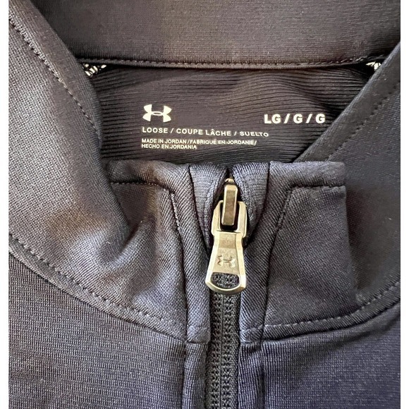 UNDER ARMOUR Men’s/Unisex loose Fit Zip-Up Sweatshirt Long Sleeve, Size: Large - Picture 11 of 11